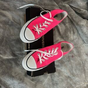 Converse Women's Hot Pink Low-Top Sneakers